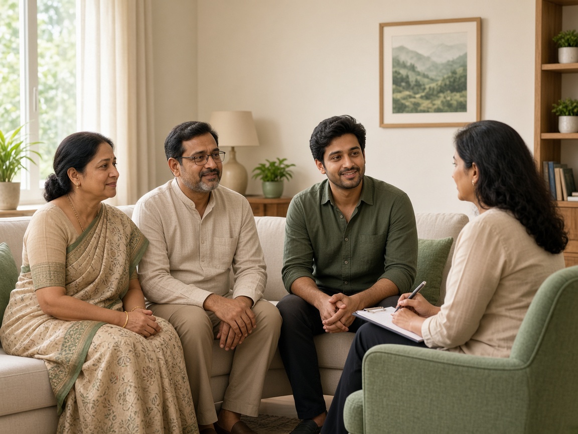 Indian people — Family Counselling at Nasha Mukti Kendra Shamli
